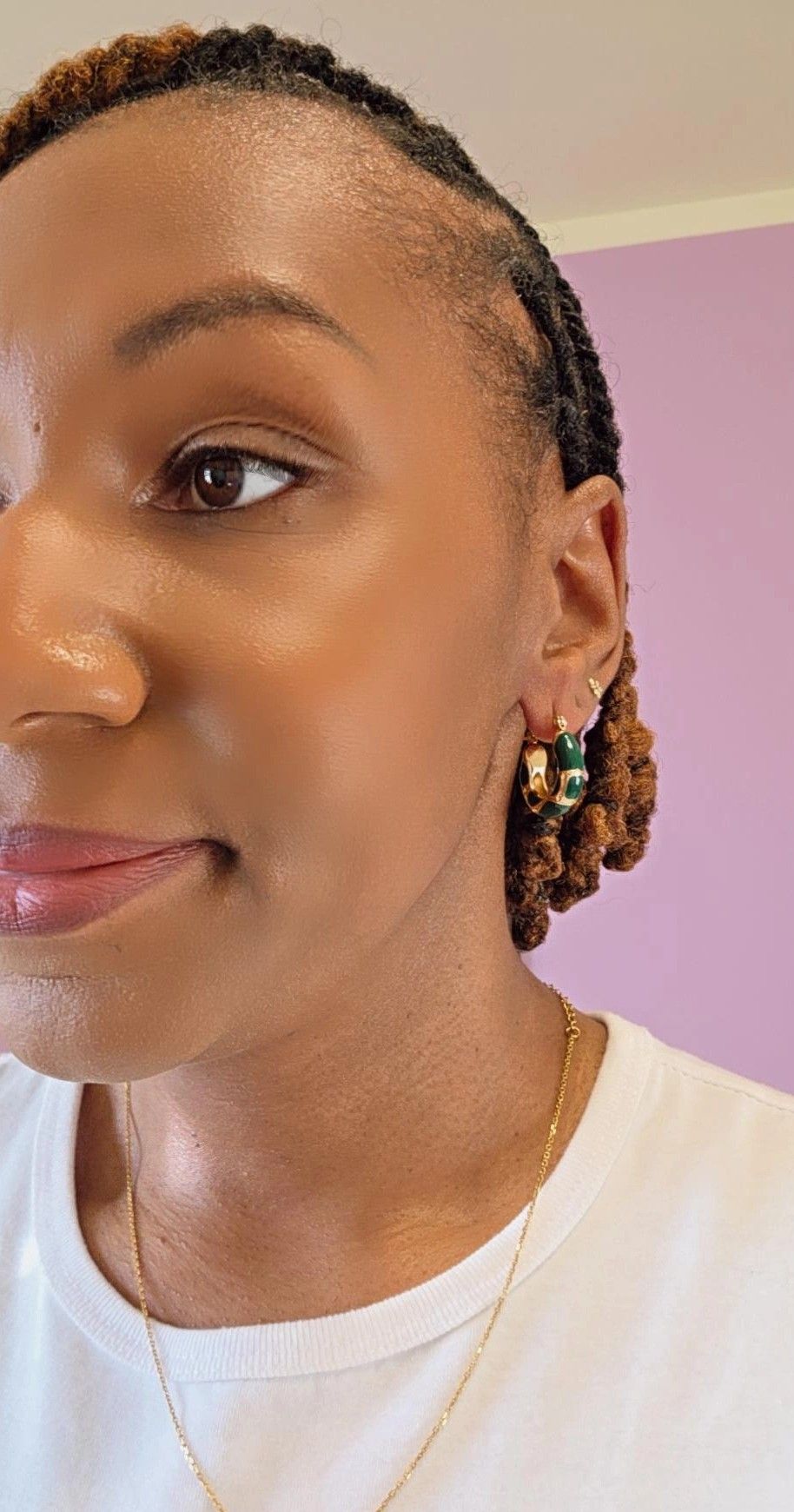 Chunky Enamel Hoops