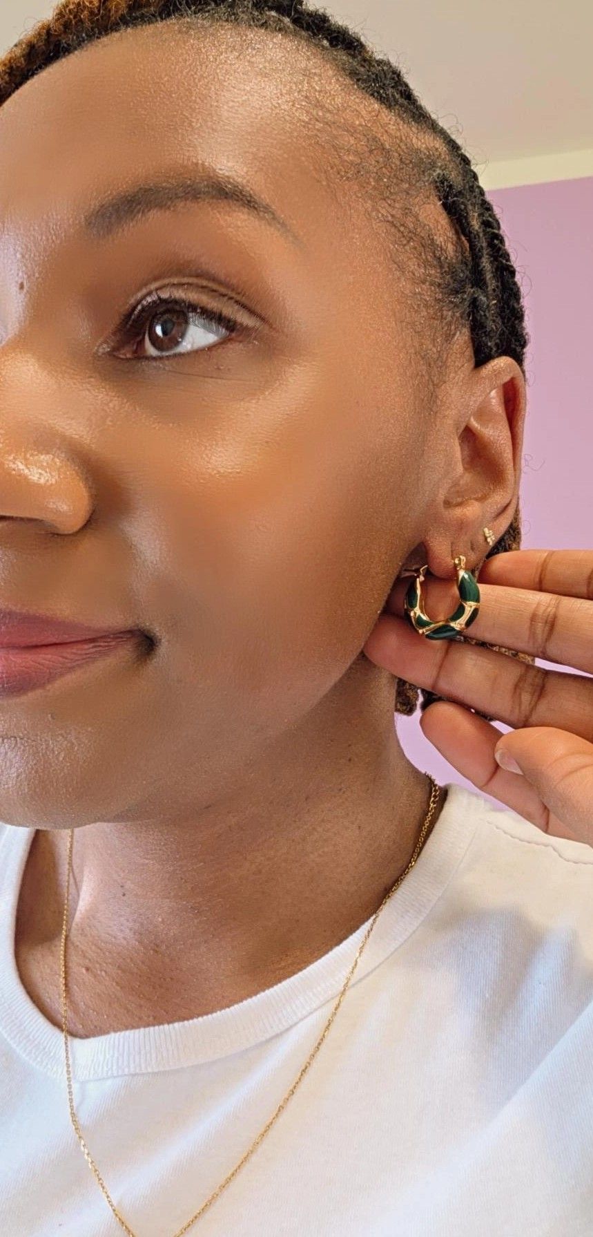 Chunky Enamel Hoops