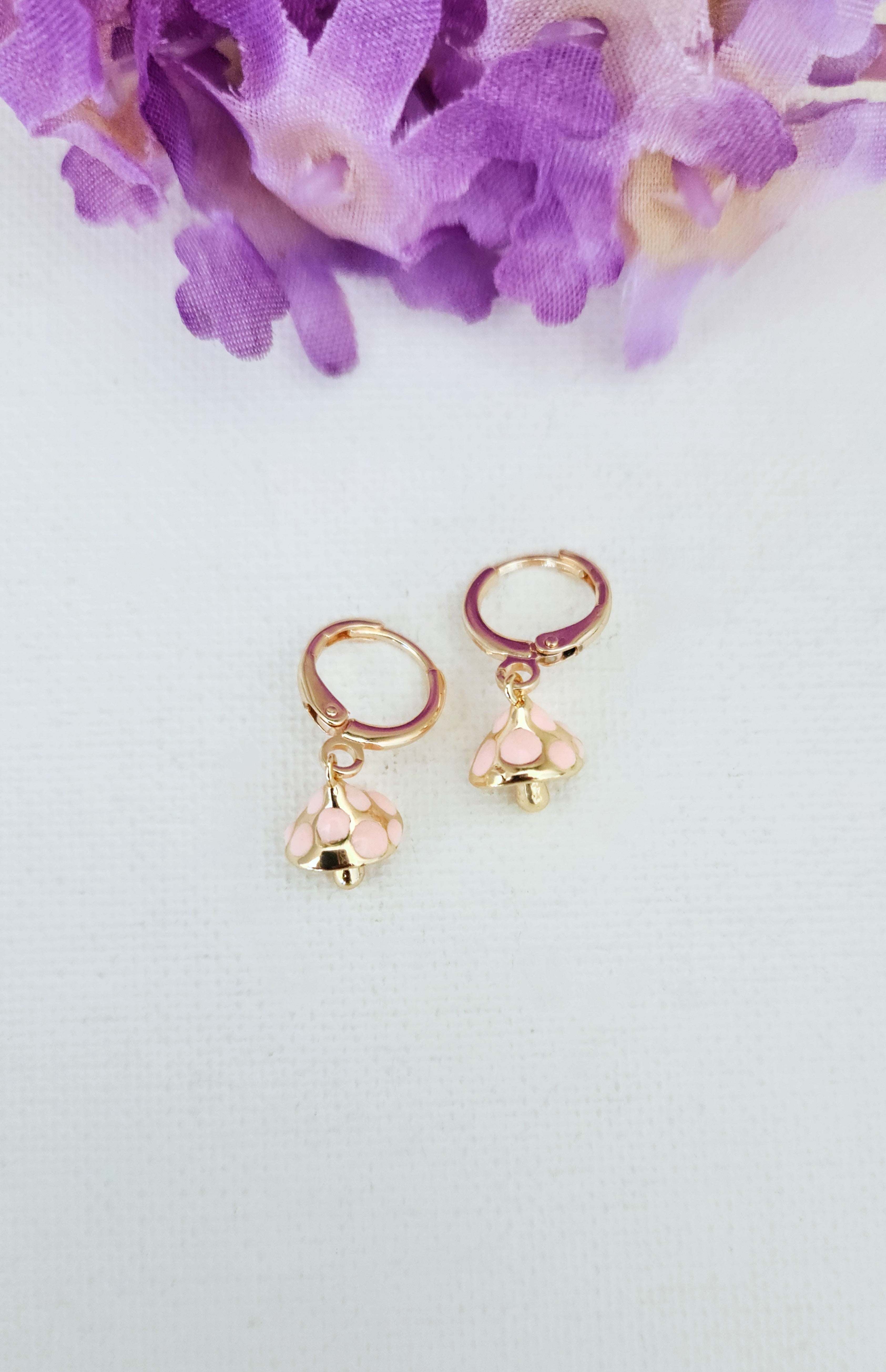 Whimsical Mushroom Earrings