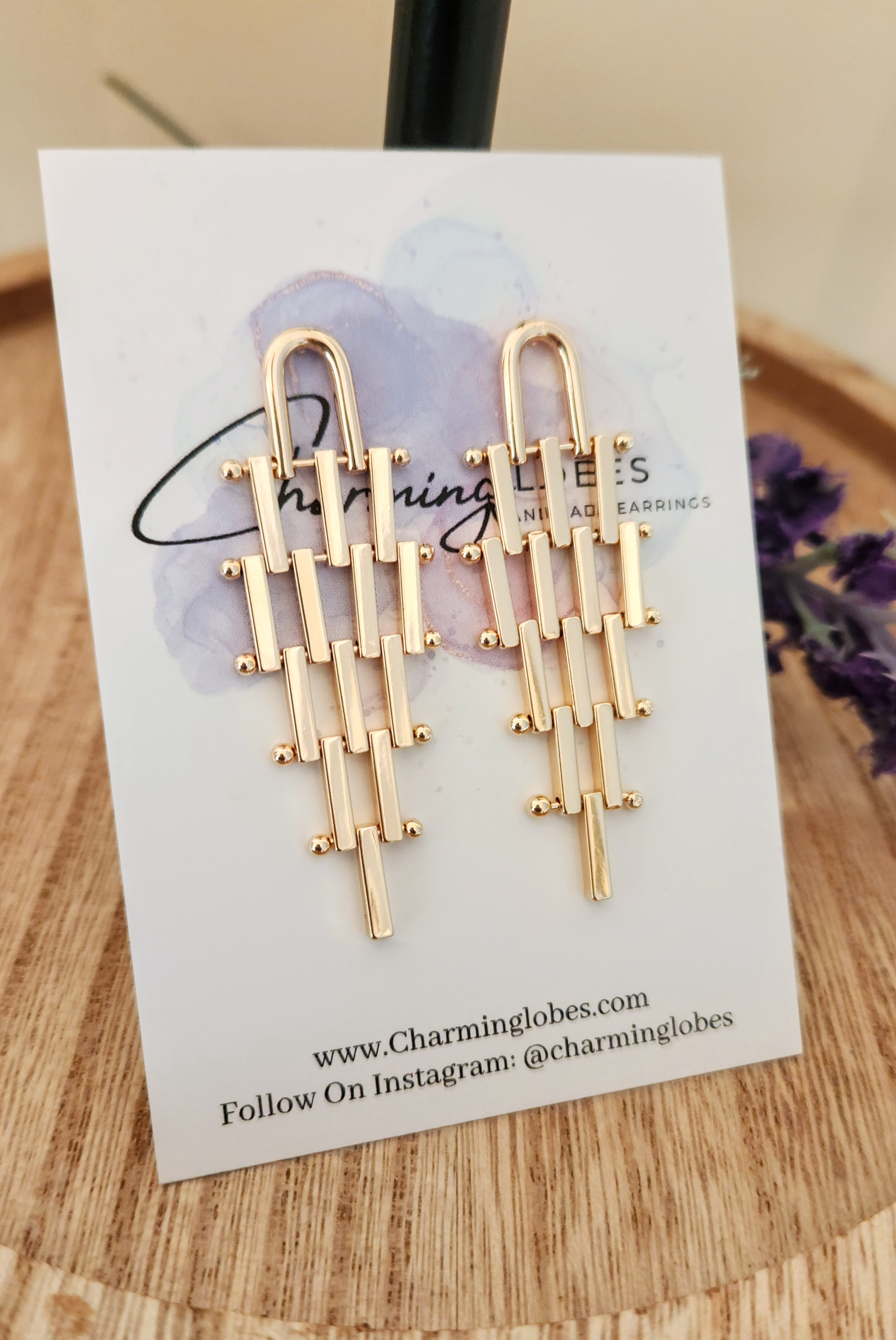 Geometric Statement Earrings