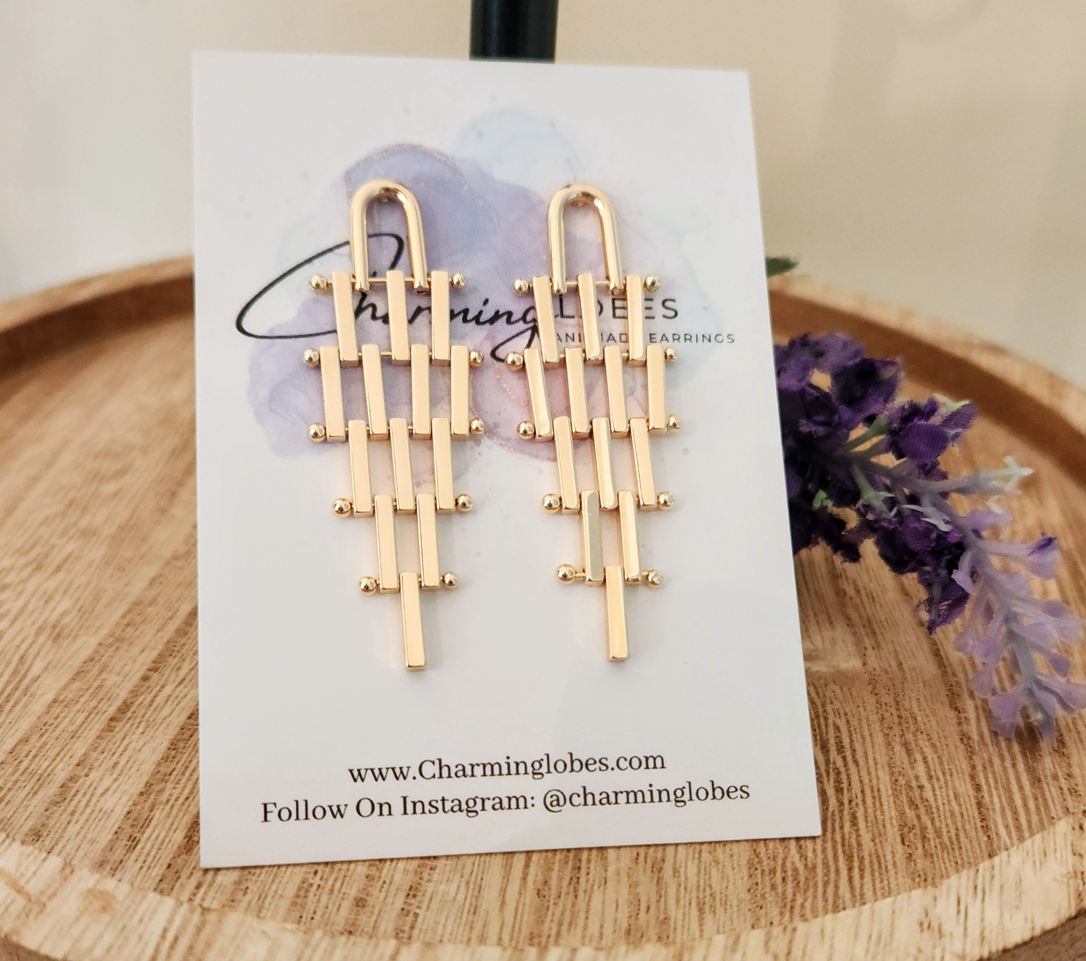 Geometric Statement Earrings