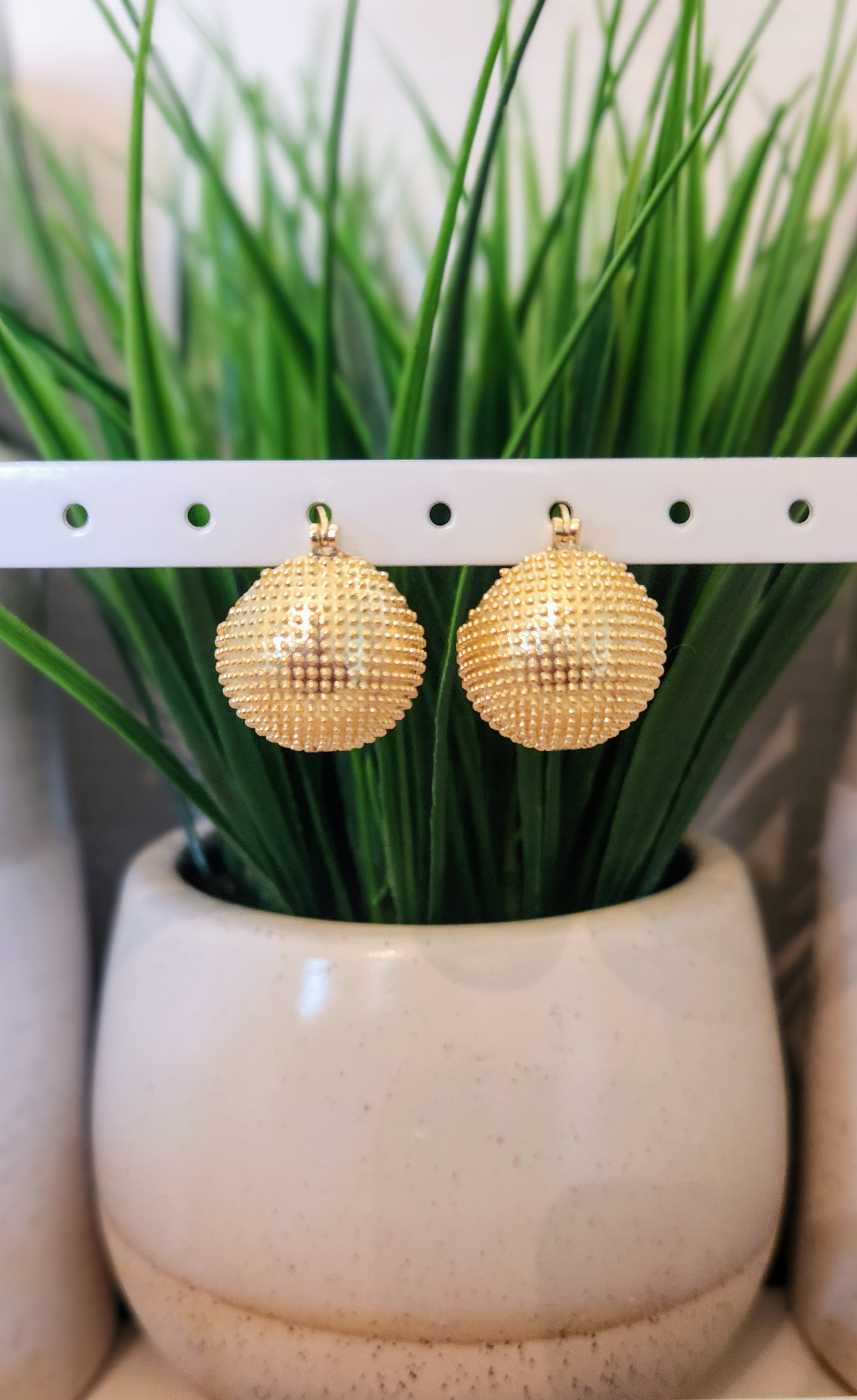 Chunky Sphere Huggie Hoops