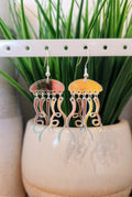 Holographic Jellyfish Dangle Earrings