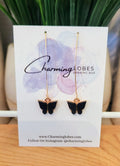 Butterfly Threader Earrings- Multiple Colors