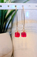 Gift Box Threader Earrings
