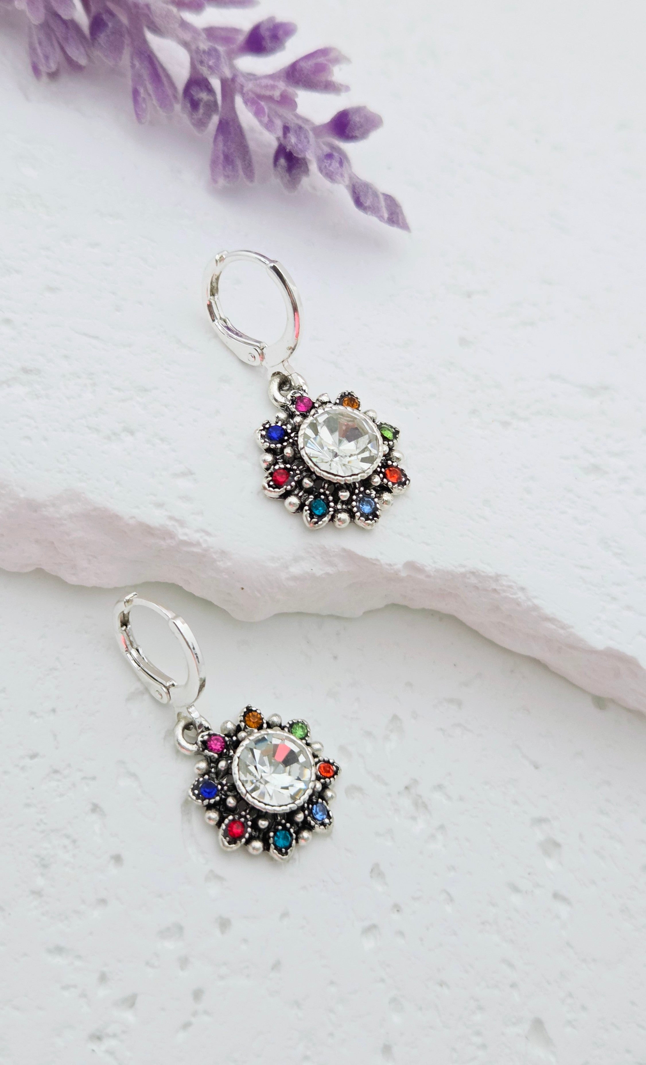 Vibrant Sunburst Earrings
