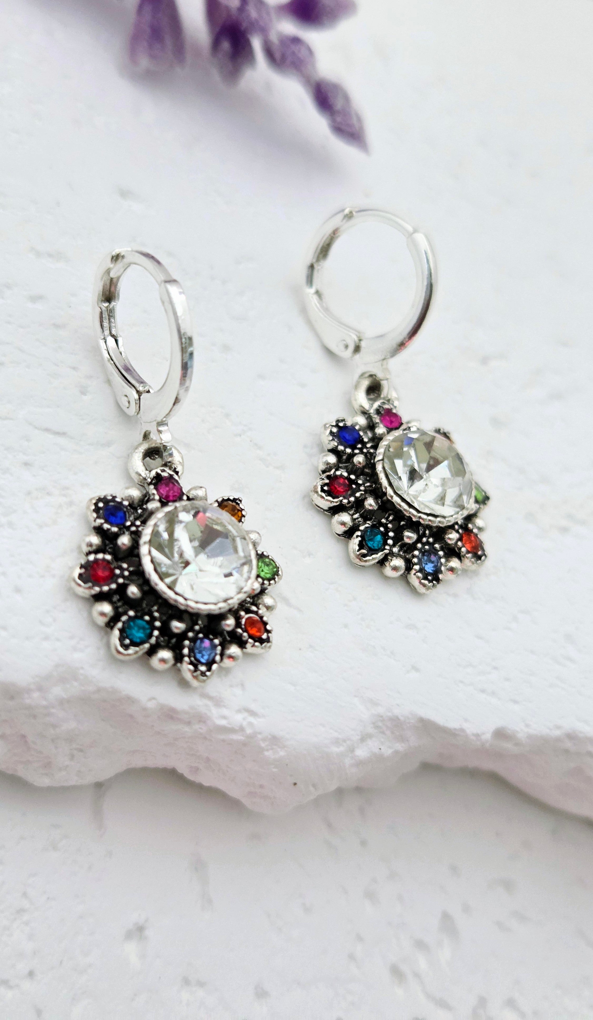 Vibrant Sunburst Earrings