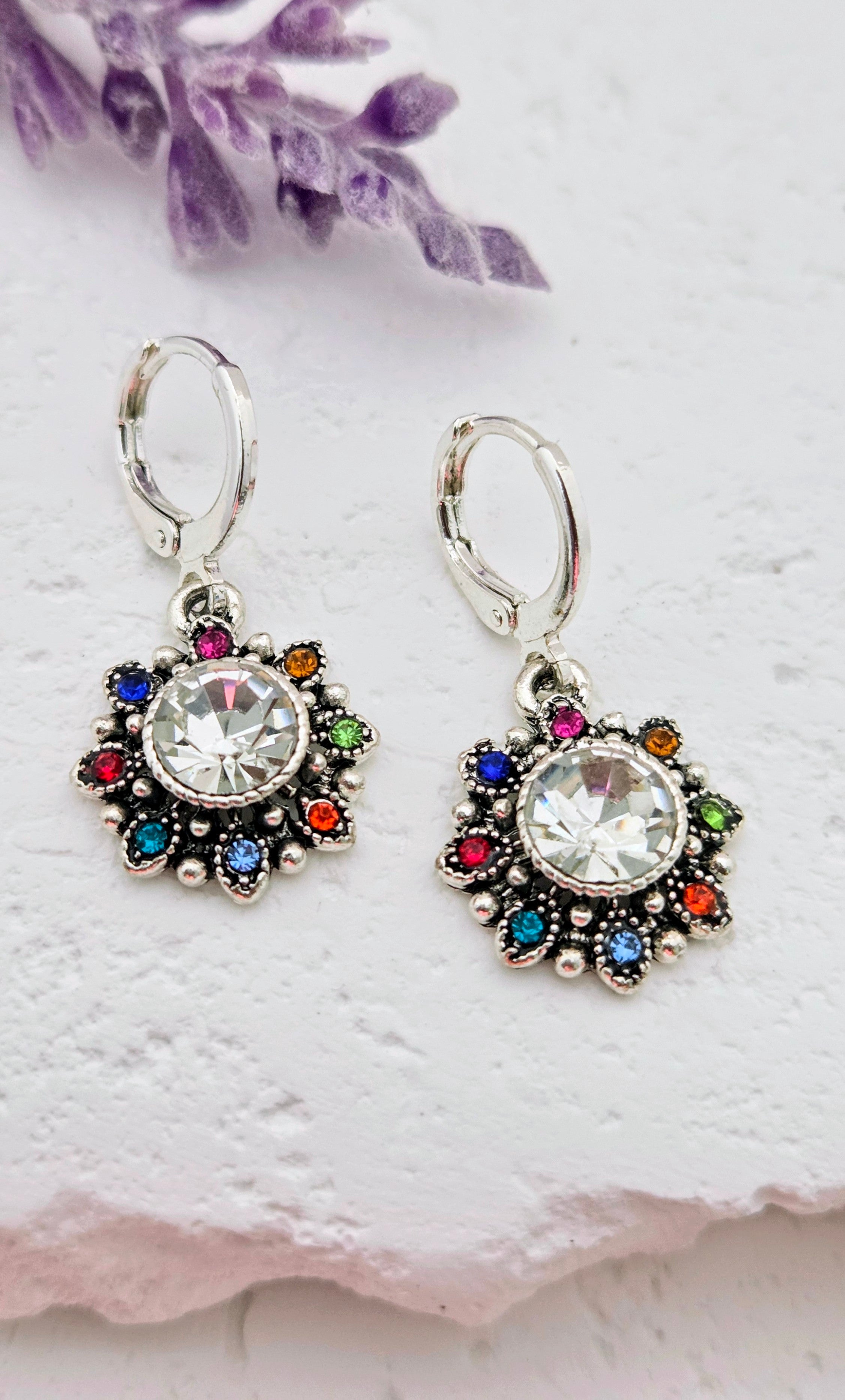Vibrant Sunburst Earrings