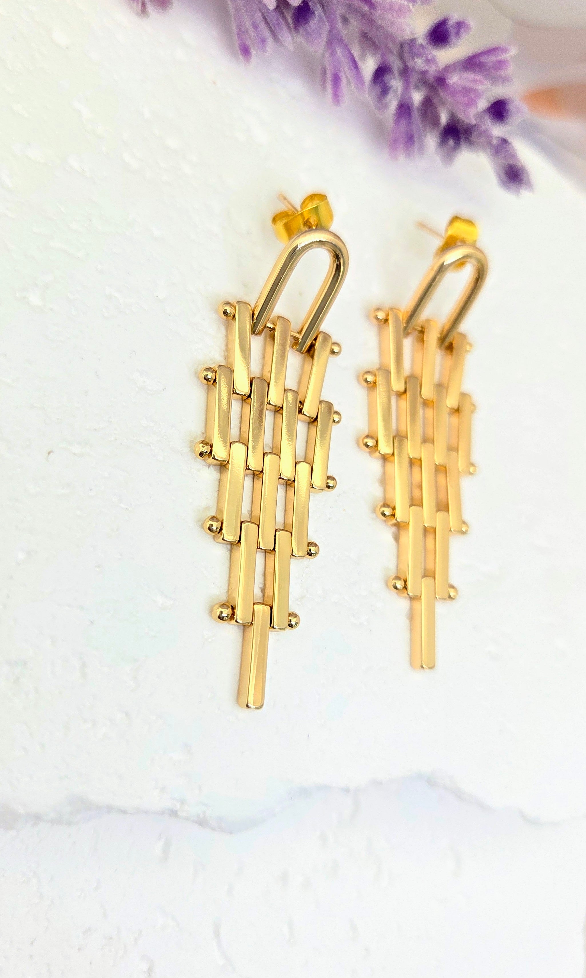 Geometric Statement Earrings