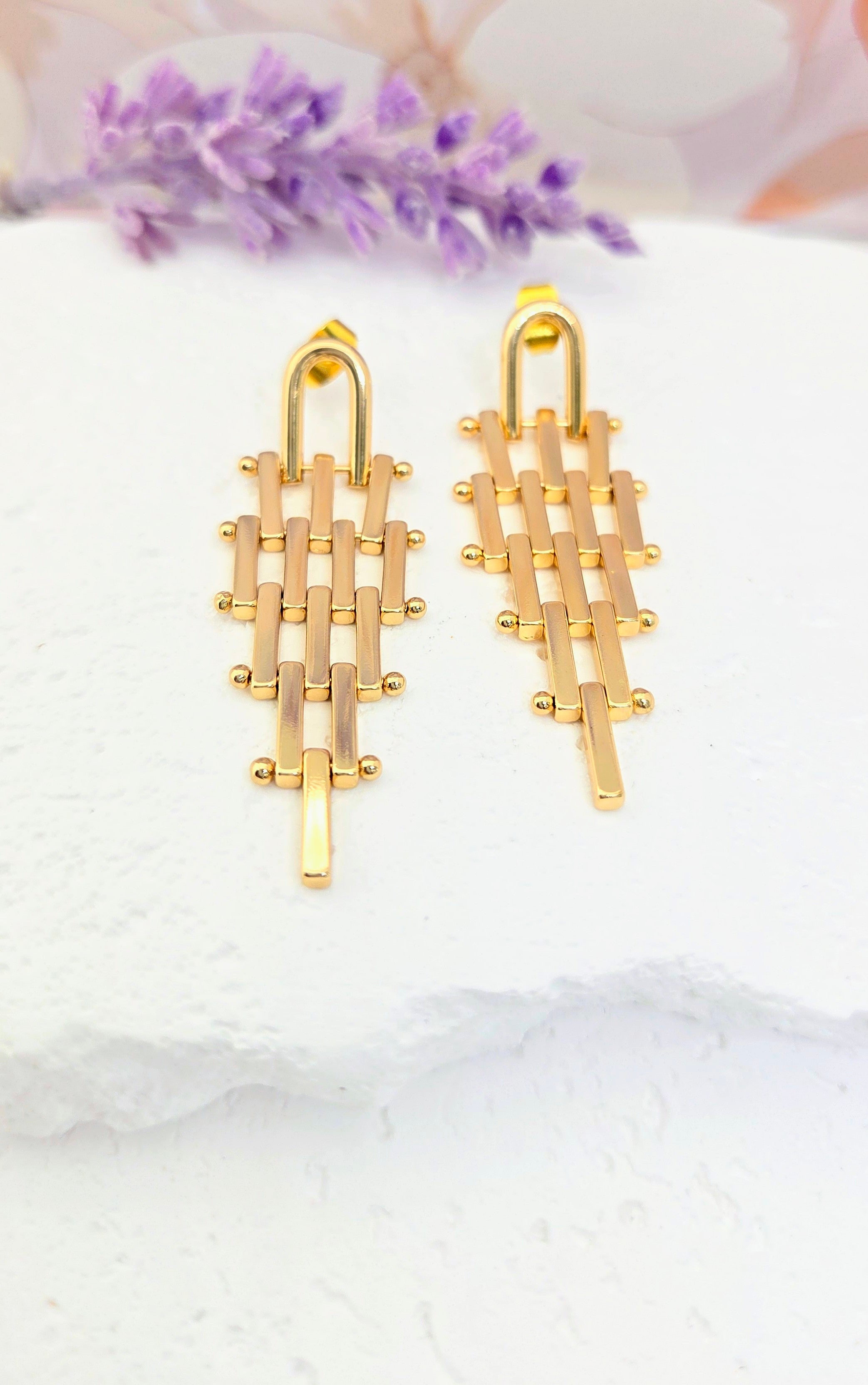 Geometric Statement Earrings