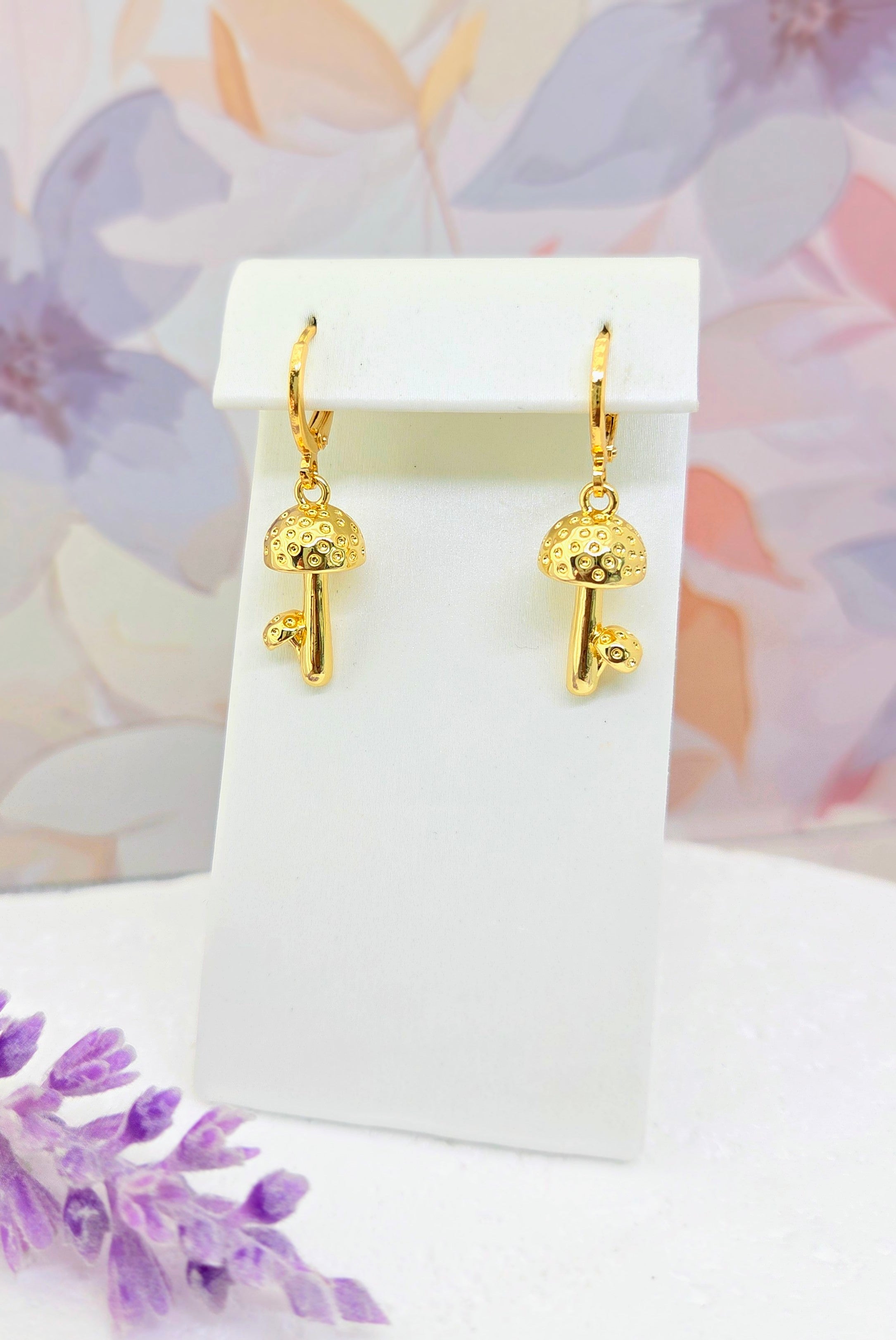 Whimsical Mushroom Earrings