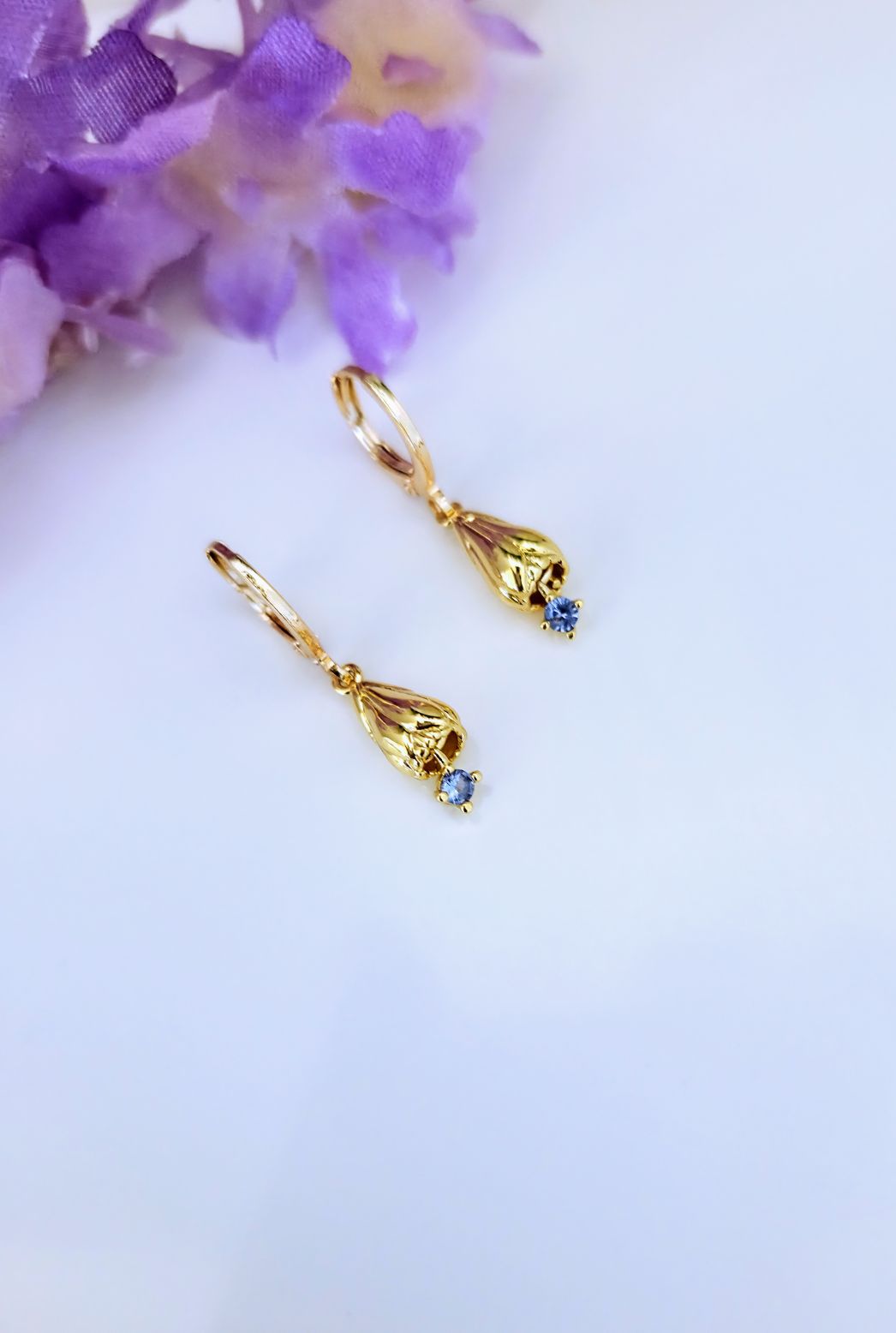 Birth Month Flower Earrings: Choose Month