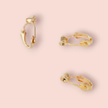 Clip-On Earring Converters: DIY Earring Attachment, Gold & Silver Options, Convert Hooks and Stud Post to Clip-Ons, Reusable, 1 Pair