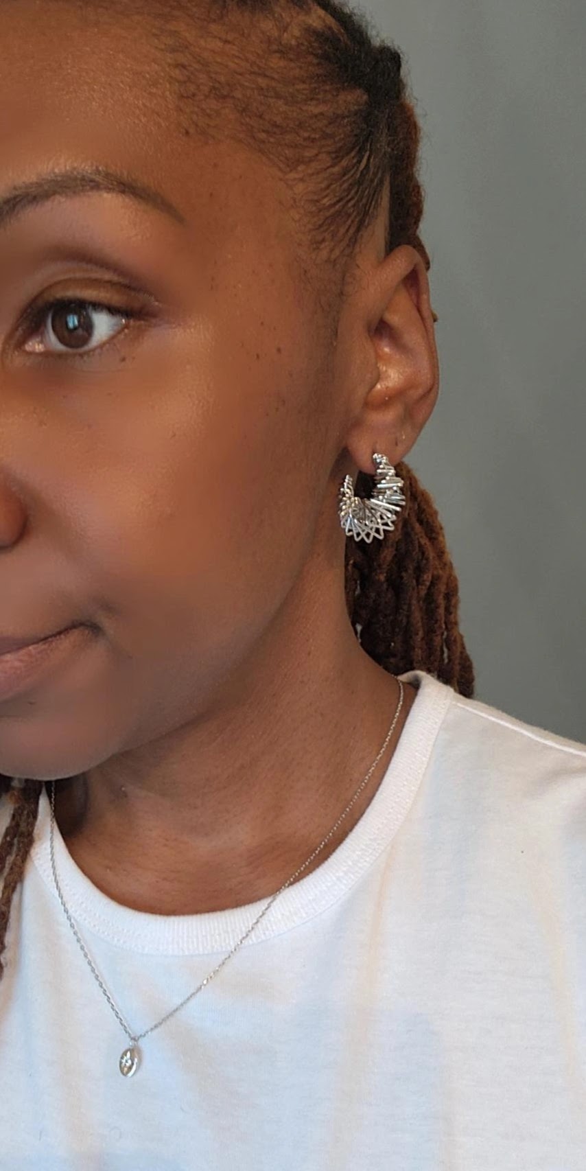 Spiral Wire Statement Hoop Earrings– Gold or Silver
