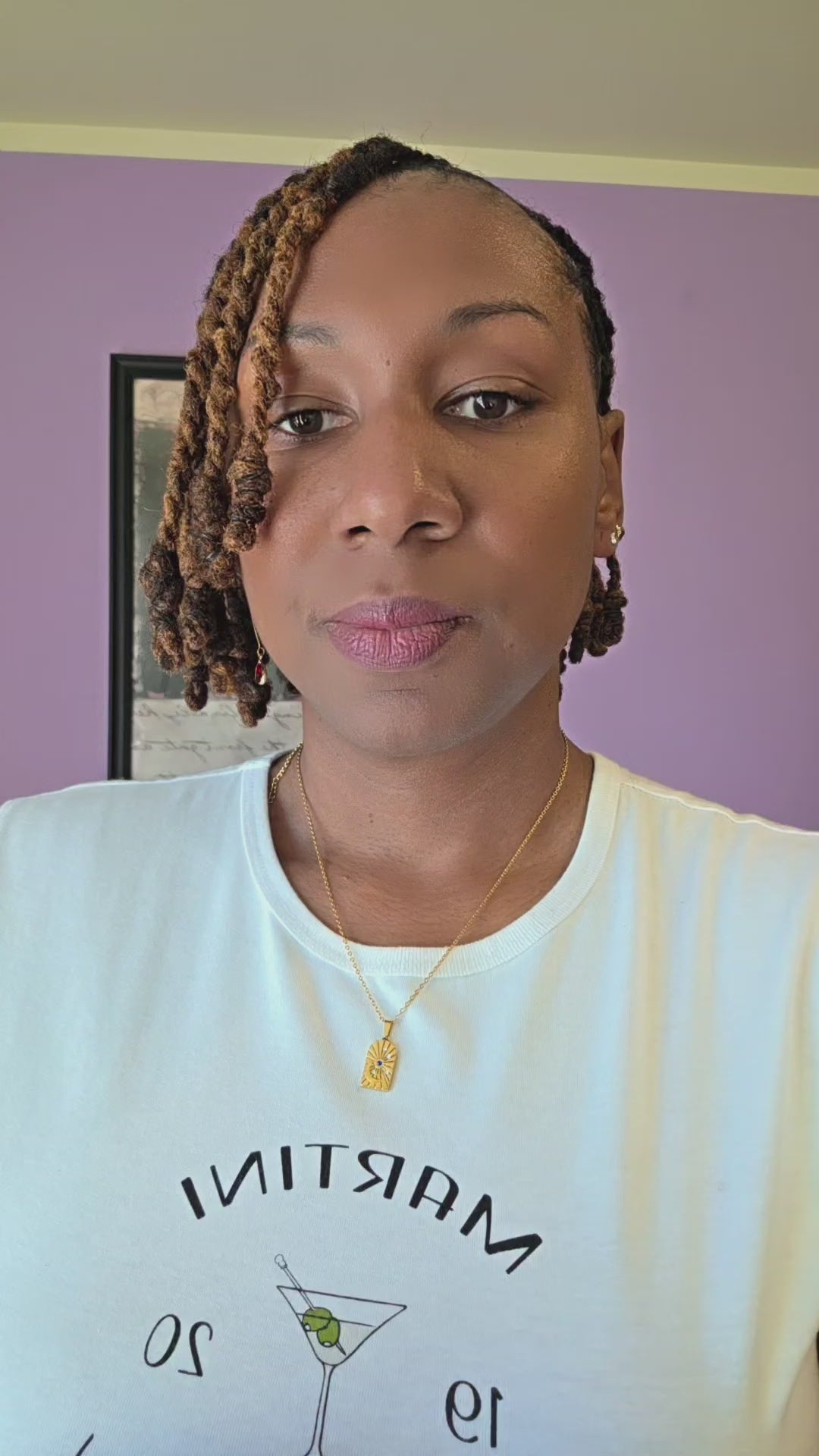 Birthstone Threader Earrings- 18k Gold Dangle Drop for Every Month