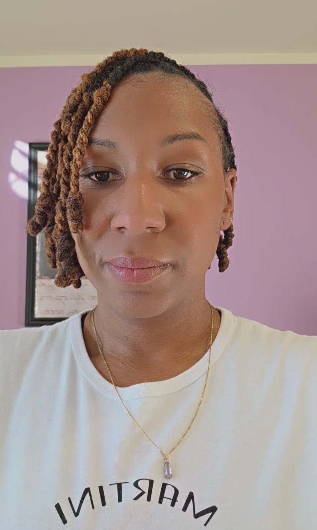 Mixed Metal Drip Hoop Earrings