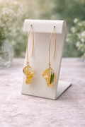 Golden Meadow Threader Earrings