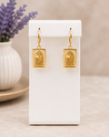 Sunset Ocean Huggie Earrings-