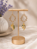 Golden Meadow Wreath Earrings