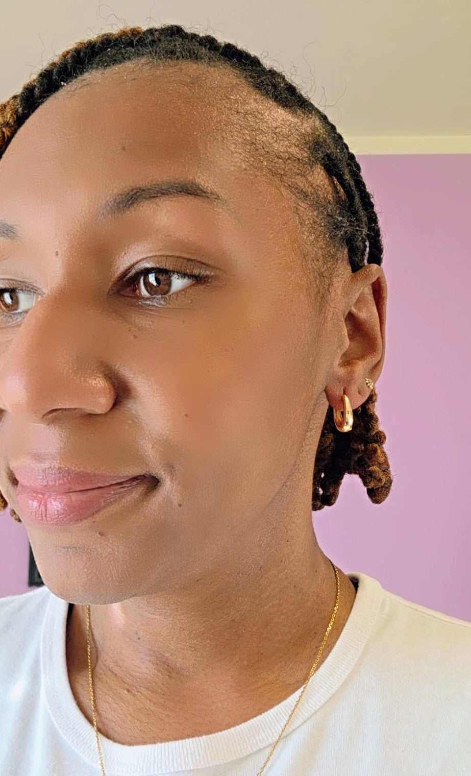 Bold Marble Pendant Earrings- 2 in 1